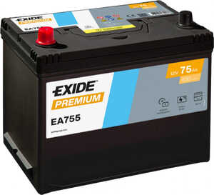 EXIDE EA755 75AH
